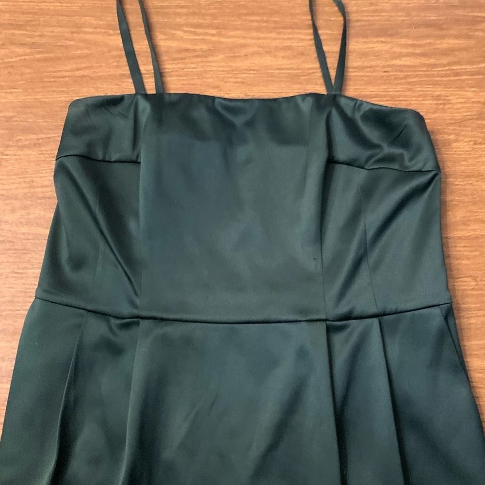 Express Design Studio Spaghetti Strap Dark Green … - image 2